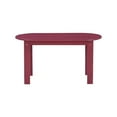 thumbnail image 3 of Hawthorne Collections Transitional Wood Outdoor Coffee Table in Red, 3 of 11