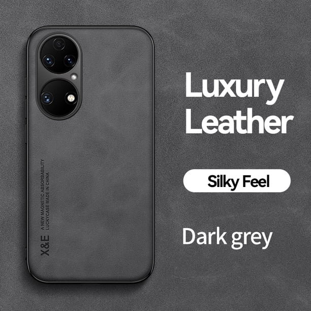 Funda magnética de cuero de lujo para Huawei P50 Pro P40 P30 Lite P20 Mate 20 30 40 50 Pro Nova 9, funda trasera blanda a prueba de golpes Tan Jianjun unisex