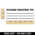 thumbnail image 2 of Please Deliver To Blank Letter Package Mail Self-Inking Rubber Stamp Ink Stamper for Business Office - Yellow Ink - Large 2-2/4 Inch, 2 of 7