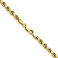 thumbnail image 3 of Primal Gold 10 Karat Yellow Gold 3.5mm Semi-solid Diamond-cut Rope Chain, 3 of 4