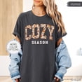 thumbnail image 3 of VibeNest Studio Unisex Cozy Season Vintage Floral Fall Autumn Aesthetic Garment-Dyed Graphic Tee, 3 of 8