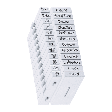 PEGZ Planner Stamps Clickable - Connectable Meal Prep 24 Pc Set
