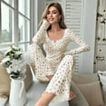 thumbnail image 3 of Fall/Winter Homewear Printed Set, Casual and Fashionable, Can Be Worn Outdoors, 3 of 6