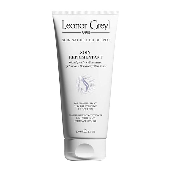 Leonor Greyl Paris - Soin Repigmentant Icy Blonde - Acondicionador hidratante que mejora el color - Reaviva el rubio a rubio muy claro - (6,7 oz)