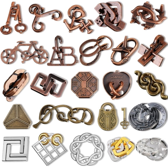 Juego de rompecabezas 3D Metal Puzzles Yilloog, juegos mentales para adultos