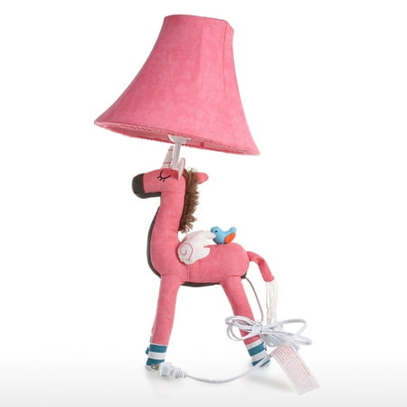 - Unicorn Table Lamp Pink US Plug Decorative Desk Table Lamp Animal Cotton Lamp for Children