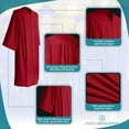 thumbnail image 5 of Endea Graduation Matte Red Graduation Gown, 5 of 8