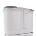 thumbnail image 4 of Laundry Basket with Wheels Movable Household Laundry Hamper 3-Tier Plastic Sorter Baskets Bathroom Clothes Storage Basket for Bathroom Bedroom Kitchen Organization 17x12x29Inches, 4 of 14