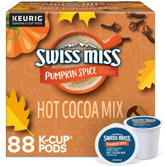 ® Pumpkin Spice Hot Cocoa, Single Serve Keurig® K-Cup® Pods, Hot Cocoa, 88 count (4 Packs of 22)