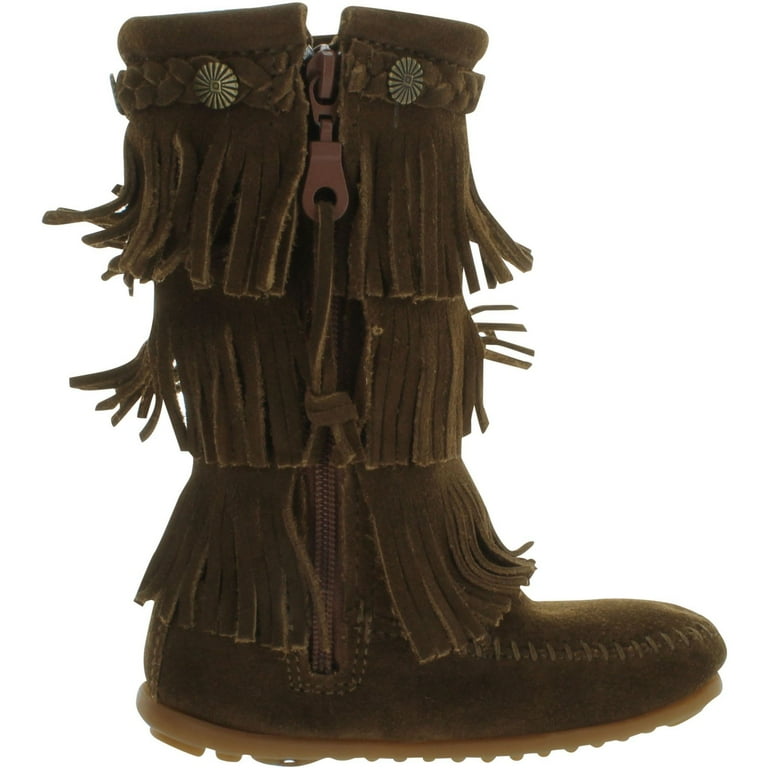 Minnetonka 3 layer store fringe boot
