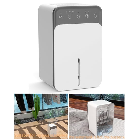 Dehumidifier for Home, 51 oz Water Tank, 1000 sq.ft Dehumidifier for Room Bedroom, Quite with Auto Shut Off