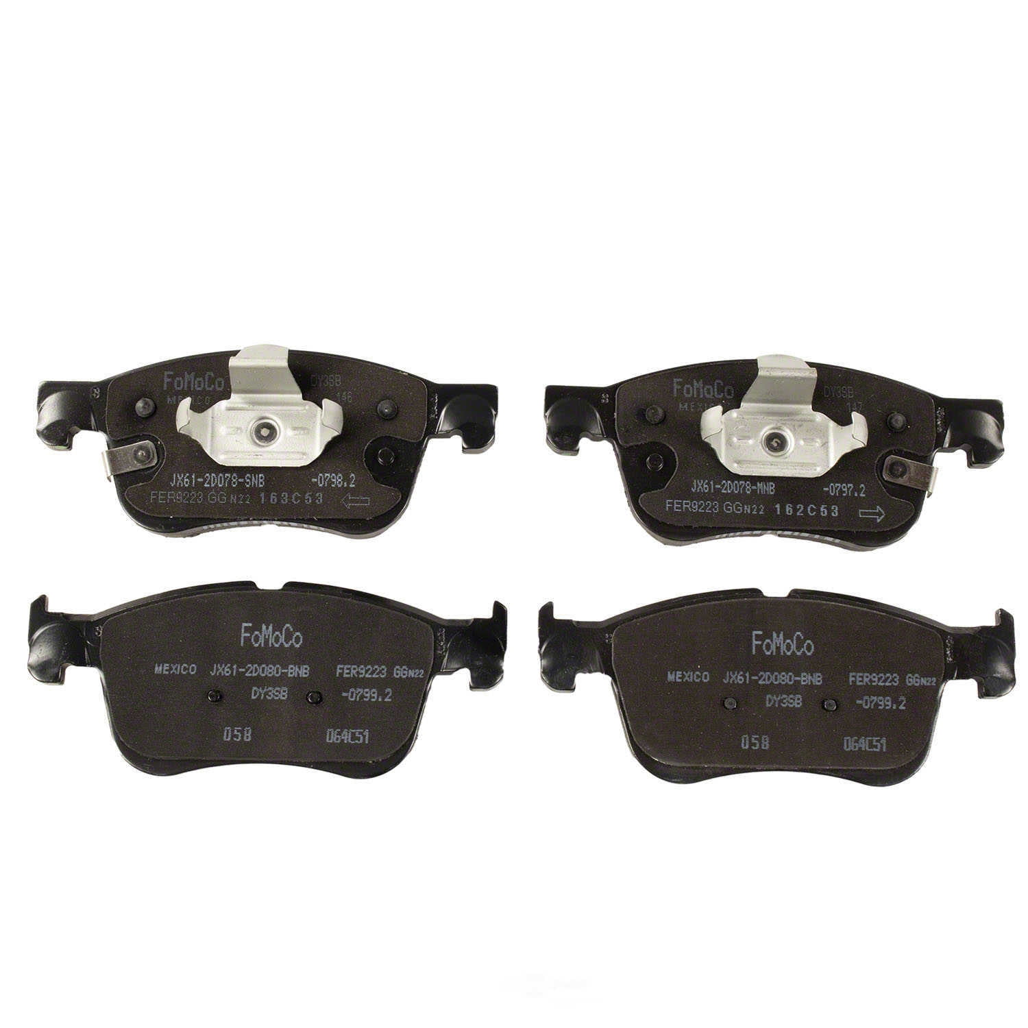 Motorcraft BRF-1913 Standard Premium Disc Brake Pad