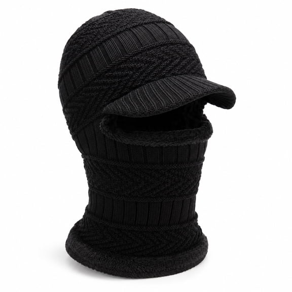 Mens Winter Hat Neck Warmer Winter Running Gear for Men Balaclava Beanie Hat Ski Mask Cycling Universal Size