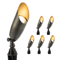 thumbnail image 1 of Gardenreet Brass Low Voltage Landscape Spotlights,12V Spot Up Landscape Lighting Fixture(Antique Bronze) for Garden Patio Without MR16 Bulb(6 Pack), 1 of 8