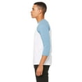 thumbnail image 3 of Bella + Canvas Unisex Jersey 3/4 Sleeve Baseball Tee C3200, 3 of 3