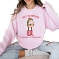 thumbnail image 5 of Hold On Partner I’m Growing A Little Buckaroo Sweatshirt – Funny Cowboy Frog Pregnancy Sweater, Gift for New Moms, 5 of 7