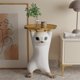 thumbnail image 3 of Mesa de centro encantadora con forma de gato, bienvenido, gran sala de estar, soporte para TV, sofá junto a la bandeja de suelo, regalo de inauguración de la casa, adornos grandes, 3 of 4