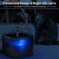 thumbnail image 4 of iPettie Neverland Cat Water Fountain with LED Light, 67oz/2.0L, Ultra Quiet Cat Drinking Fountain with Filter, Automatic Pet Water Fountain for Cats and Small Dogs, 4 of 8