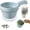 A, variant on Small Fruit Colander and Dual Layer Draining Basket, Fruit Washing Bowl with Strainer — Double-Layer Plastic Drain Bowl, Suitable for Vegetables, Berries, Tomatoes, and Grapes