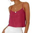 thumbnail image 3 of Taqqpue Cotton Linen Tank Tops for Women Casual Summer Spaghetti Strap Sleeveless Crop T Shirt Basic Beach Vacation Camisoles for Women S-XXL, 3 of 7
