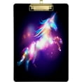 thumbnail image 1 of FMSHPON Light Unicorn Clipboard Hardboard Wood Nursing Clip Board and Pull for Standard A4 Letter 13x9 inches, 1 of 7
