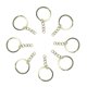 thumbnail image 5 of unbranded 50Ud Anillos Para Llaves Dorados En Metal Con Corto Y Acabado Plateado, 5 of 8