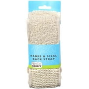The Bath Source: Ramie & Sisal Back Strap, 1 ct