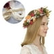 thumbnail image 2 of Diadema de flores Corona floral para el cabello Guirnalda Tocado con cinta Corona realista para novia Festival Boda Accesorios para el cabello Decoración Por favor Decoraciones de jardín Adornos Xemadio WLJ-3113, 2 of 5