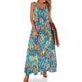 thumbnail image 1 of ¡Destaca! (verde azulado fresco) Vestidos sin mangas para mujer Ropa de verano Vestidos de verano para mujer, 1 of 7