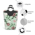 thumbnail image 4 of LNWH Seamless Floral Flowers Pattern Laundry Basket, 50L Large Capacity Foldable Laundry Hamper, 4 of 6