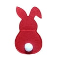 thumbnail image 3 of Cheapark Easter Bunny Cutlery Set 4 Pieces Red Green Two Colors, 3 of 6