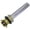 Brushed Brass, variant on Brass, Bathroom Sink Drain, Push Pop-Up Drain without Overflow EV8006