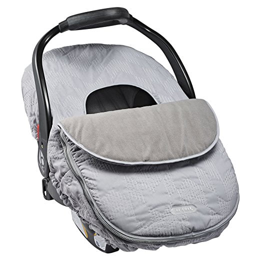 Jj Cole Baby Winter Car Seat Cover For Weather Resistant Gray Herringbone Com - Winter Car Seat Cover Skip Hop