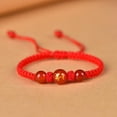 thumbnail image 3 of 2026 Year of the Horse Red String Bracelet Chinese Zodiac Lucky Charm Amulet Adjustable Handwoven Braided Rope Protection Bangle Jewelry for Women Men Lunar New Year Gift, 3 of 5