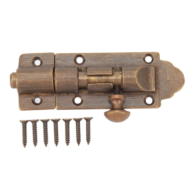 Hebilla De Perno De Pestillo De Puerta De Barril, Pestillo De Puerta Corredera De Latón De Alta Dureza A Prueba De óxido Antiguo Para Muebles De Armario De Ventana