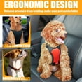 thumbnail image 4 of Xelparuc Dog Safety Vest Harness with Safety Belt for Most Car, Travel Strap Vest with Car Seat Belt Lead Adjustable Lightweight and Comfortable Black for Small Medium Large Dogs, 4 of 7
