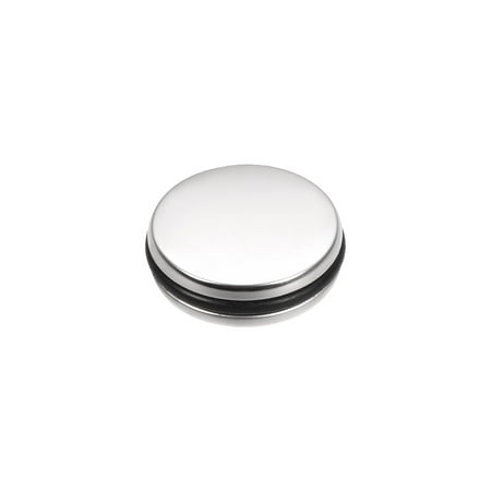 

Girlsshop 35Mm Sink Bath Basin Waste Easy Pop-Up Click Clack Plug Push Stainless Steel