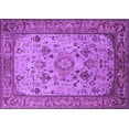 thumbnail image 1 of Ahgly Company Indoor Rectangle Oriental Purple Industrial Area Rugs, 2' x 5', 1 of 4