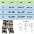 thumbnail image 2 of Ramiter Shorts for Men Mens Fashion Casual Short Solid Color Quick Drying Pant Plus Size Lace Up Seaside Holiday Shorts Beach Pants Yellow,32, 2 of 2
