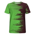 thumbnail image 5 of Summer Savings Clearance! Ecqkame T Shirts for Man Print Round Neck T-Shirt Casual Fashion Short Sleeve Mens T-Shirts Graphic Tees Green XL, 5 of 5