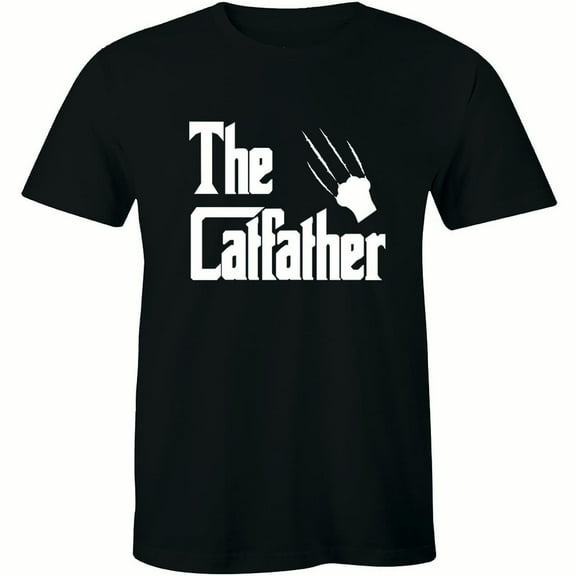The Catfather Cat Dad Pet Lover Gift Ideas Fathers Day Daddy Tee Shirt