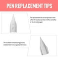 thumbnail image 2 of 20pcs Fountain Pen Nibs Fountain Pen Replacement Tips Students Stationeries, 2 of 6