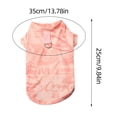 thumbnail image 3 of Graffiti Pattern Ice Silk Pet Sleeveless Vest Breathable Mesh Cooling Tank Top with Built-in D-Ring for Small Medium Dogs Cats Summer Daily Walking(Light Green-S-35cm), 3 of 7