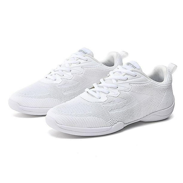 Boys Sport Breathable Round Toe Dance Sneakers Training Anti-Slip Cheer Shoes zhangyuxiang LED