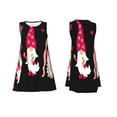thumbnail image 7 of Yiaed Love You Mom Print Women's Sleeveless Dress, Loose Fit Summer Dress, Casual Sleeveless Dress for Women, 7 of 7