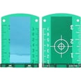 thumbnail image 4 of HUGFEGWE Laser Targets, 2Pcs Magnetic Floor Laser Target Card Plates for Green Laser Devices, Measurement Scale in Both Inches and Centimeters CJB91-37158, 4 of 9