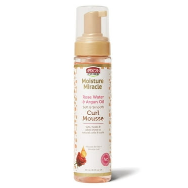 African Pride Moisture Miracle Rose Water & Argan Oil Curl Mousse 8.5oz