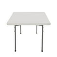 thumbnail image 2 of Hampden Furnishings Baldwin 36" X 36" Square Folding Table, Plastic/Steel, Grey, 2 of 6