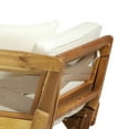 thumbnail image 3 of Noble House Serene Outdoor Acacia Wood Expandable Daybed in Teak/ Beige/Khaki, 3 of 9