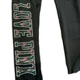 thumbnail image 3 of Victoria's Secret Pink Fleece Heritage Oversized Sweatpants Black Plaid Logo Size Medium NWT, 3 of 3